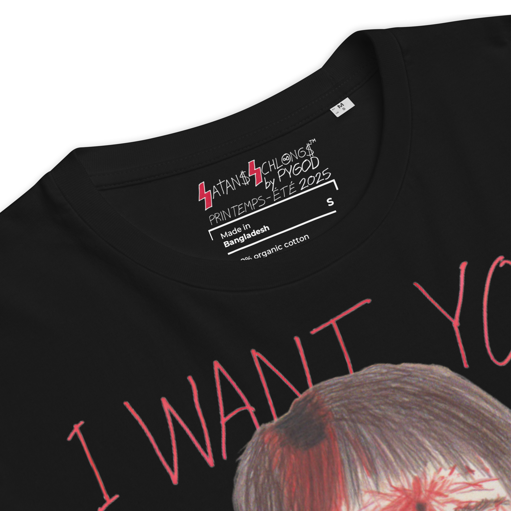 HATE - I Want You DEAD Unisex PREMIUM 100% ORGANIC T-Shirt (S-5XL) - Image 3