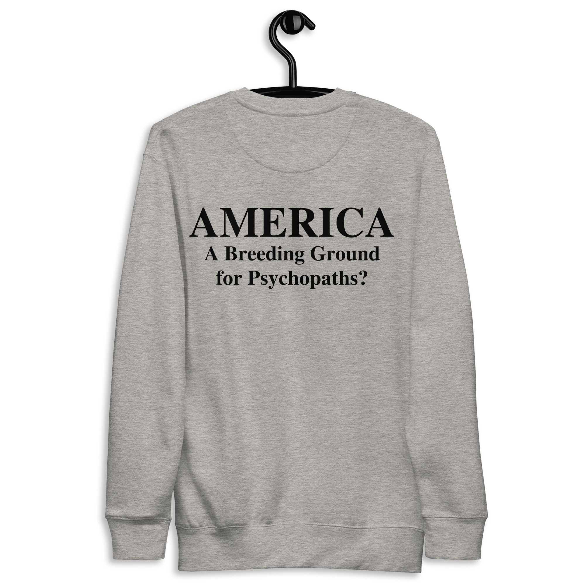 AMERICA A Breeding Ground for Psychopaths Sweatshirt - Image 6