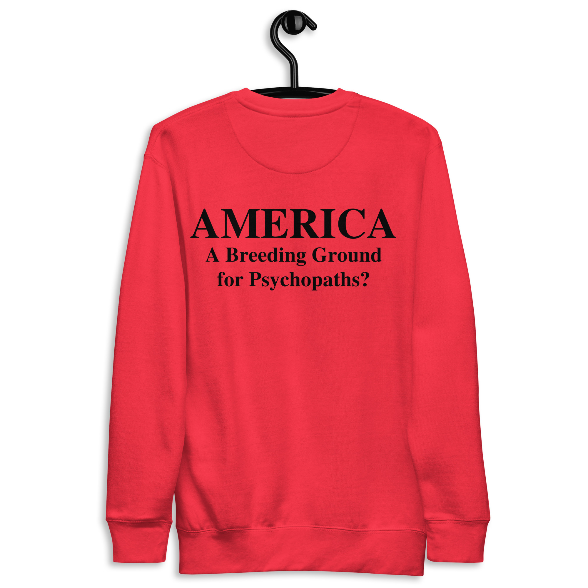 AMERICA A Breeding Ground for Psychopaths Sweatshirt - Image 4