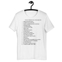 PSYCHOPATH Checklist T-Shirt