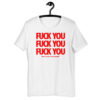 FUCK YOU GFY (raf simons Thank You hoodie parody) T-Shirt