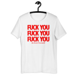 FUCK YOU GFY (raf simons Thank You hoodie parody) T-Shirt