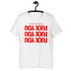 FUCK YOU GFY (raf simons Thank You hoodie parody) T-Shirt