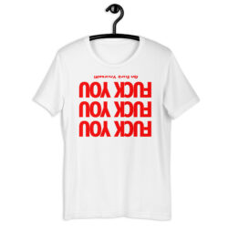 FUCK YOU GFY (raf simons Thank You hoodie parody) T-Shirt