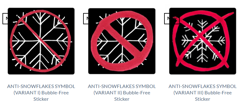 ANTI-SNOWFLAKE SYMBOLS - Collect them all!