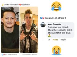 Chester Bennington vs Papa Roach meme