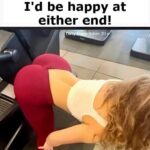 I'd be happy at either end (ass and mouth sex)