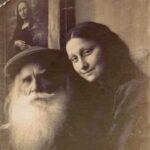 Leonardo Da Vinci and Mona Lisa 1504 Photographed by Keith Richards