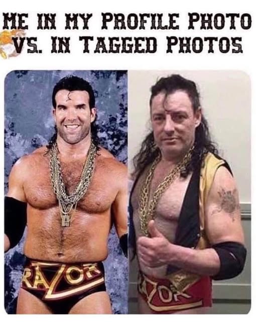 Me in my profile photo vs in tagged photos