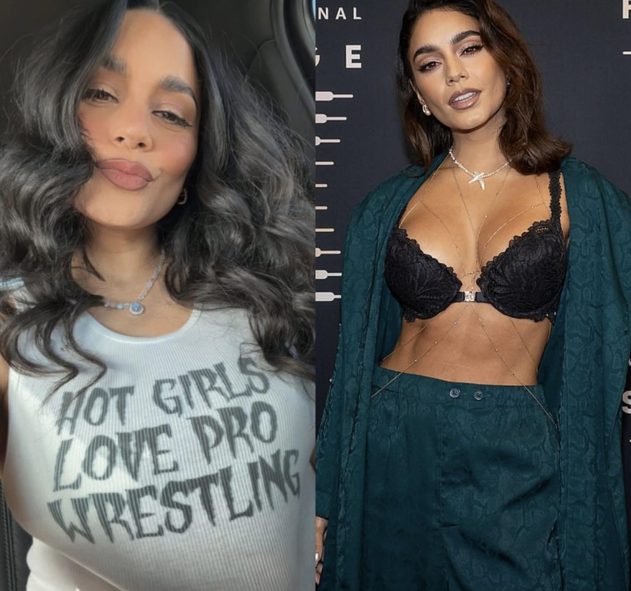 Vanessa Hudgens HOT GIRLS LOVE PRO WRESTLING shirt