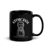 STOICISM The Subtle Art of Not Giving A Fuck – Zeno of Citium Black Coffee Mug