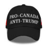 PRO-CANADA ANTI-TRUMP Hat | ONTARIO & Canadian Flags