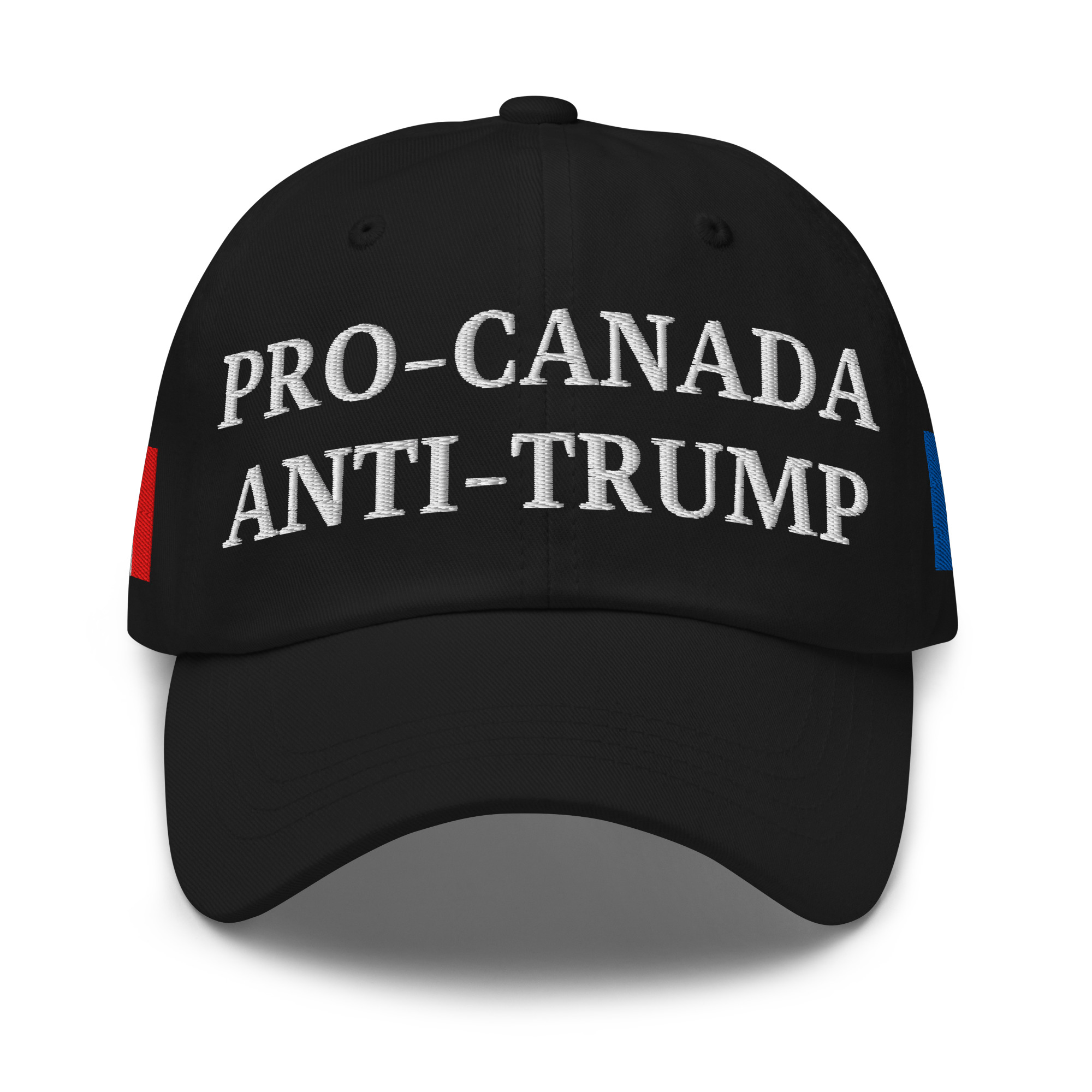 PRO-CANADA ANTI-TRUMP Hat | ALBERTA & Canadian Flags
