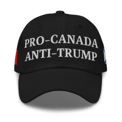 PRO-CANADA ANTI-TRUMP Hat | NOVA SCOTIA & Canadian Flags