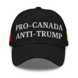 PRO-CANADA ANTI-TRUMP Hat | NUNAVUT & Canadian Flags