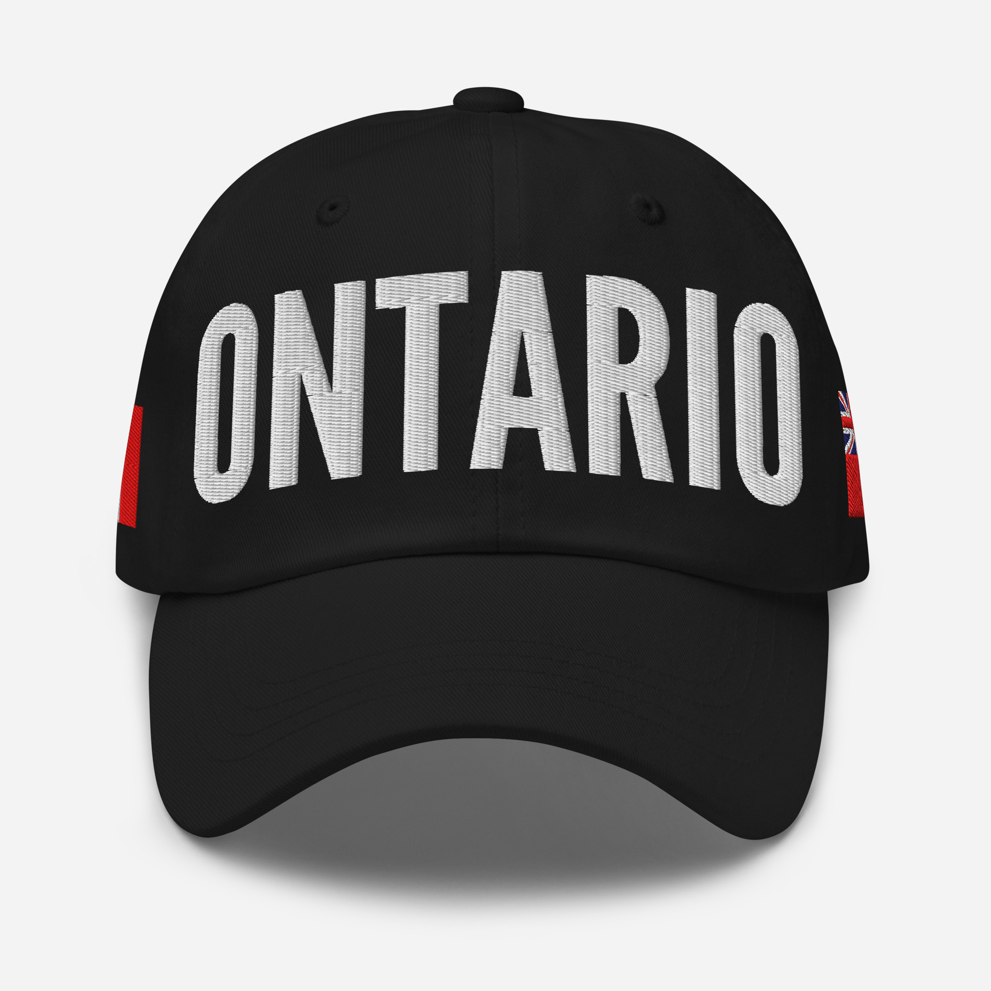 ONTARIO Embroidered Hat | Ontario Flag & Canadian Flag - Image 3