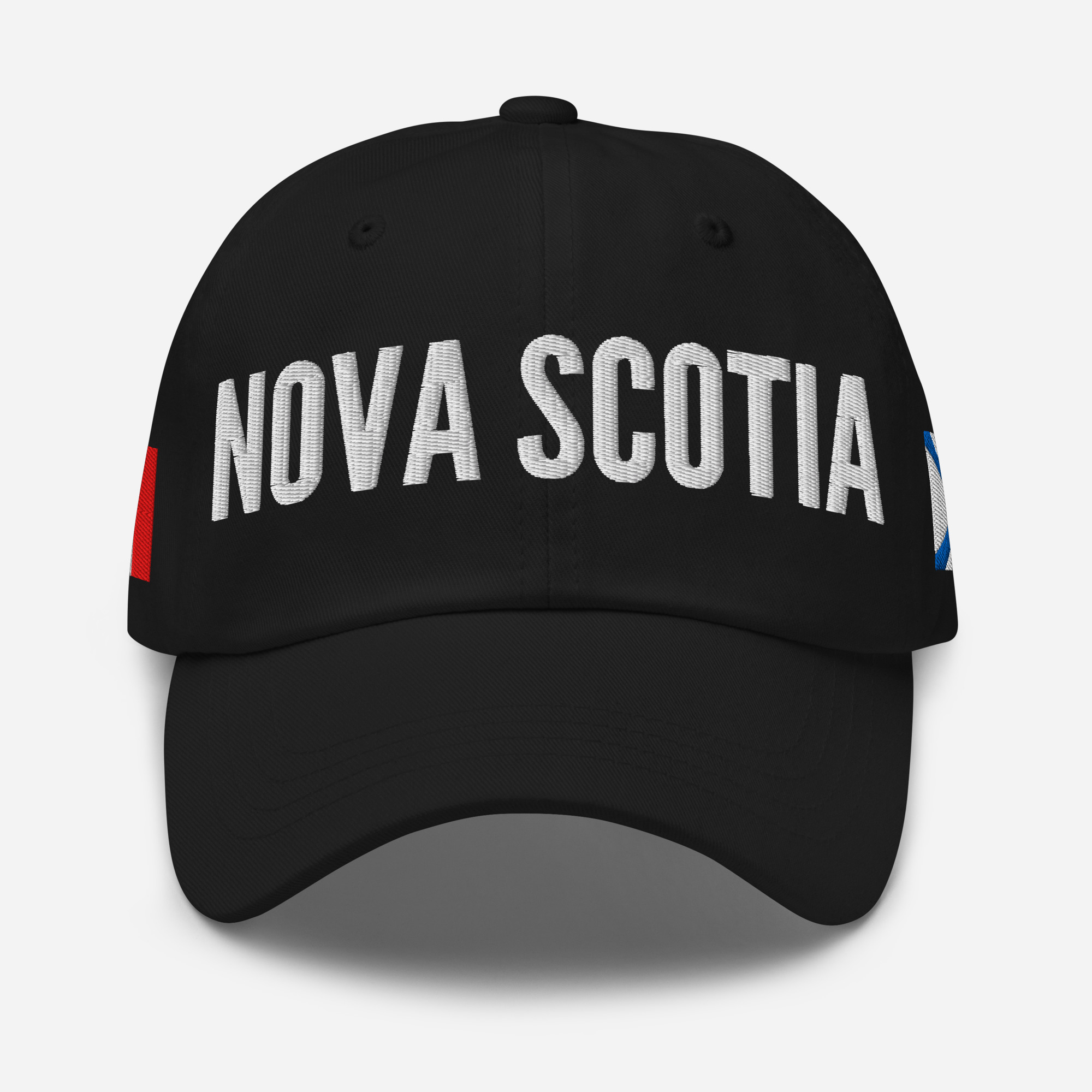 NOVA SCOTIA Embroidered Hat | Nova Scotia Flag & Canadian Flag - Image 3