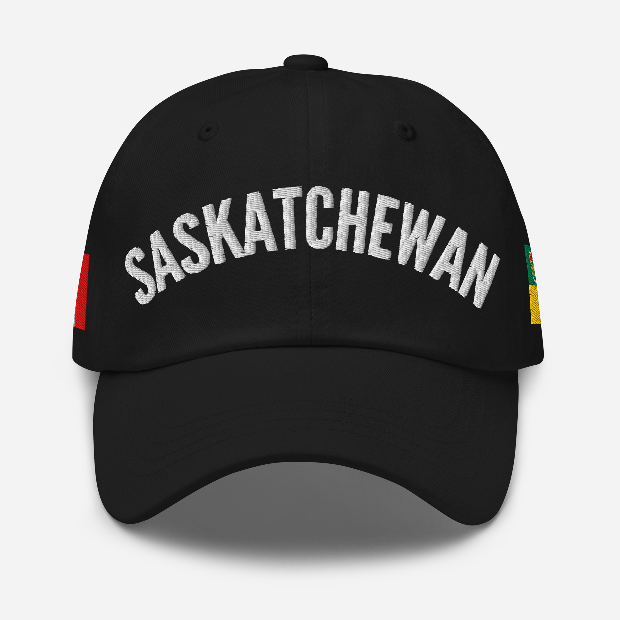 SASKATCHEWAN Embroidered Hat | Saskatchewan Flag & Canadian Flag - Image 3