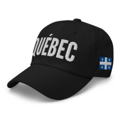 QUΓBEC Embroidered Hat | QuΓ©bec Flag & Canadian Flag