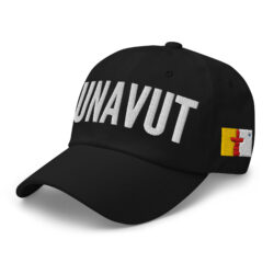 NUNAVUT Embroidered Hat | Nunavut Flag & Canadian Flag