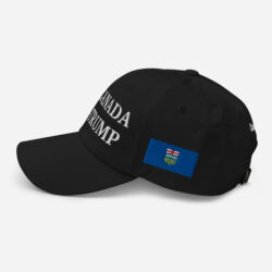 Alternative view of PRO-CANADA ANTI-TRUMP Hat | ALBERTA & Canadian Flags
