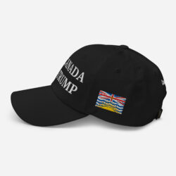 Alternative view of PRO-CANADA ANTI-TRUMP Hat | BRITISH COLUMBIA & Canadian Flags