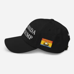 Alternative view of PRO-CANADA ANTI-TRUMP Hat | NEW BRUNSWICK & Canadian Flags