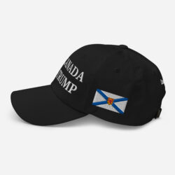 Alternative view of PRO-CANADA ANTI-TRUMP Hat | NOVA SCOTIA & Canadian Flags
