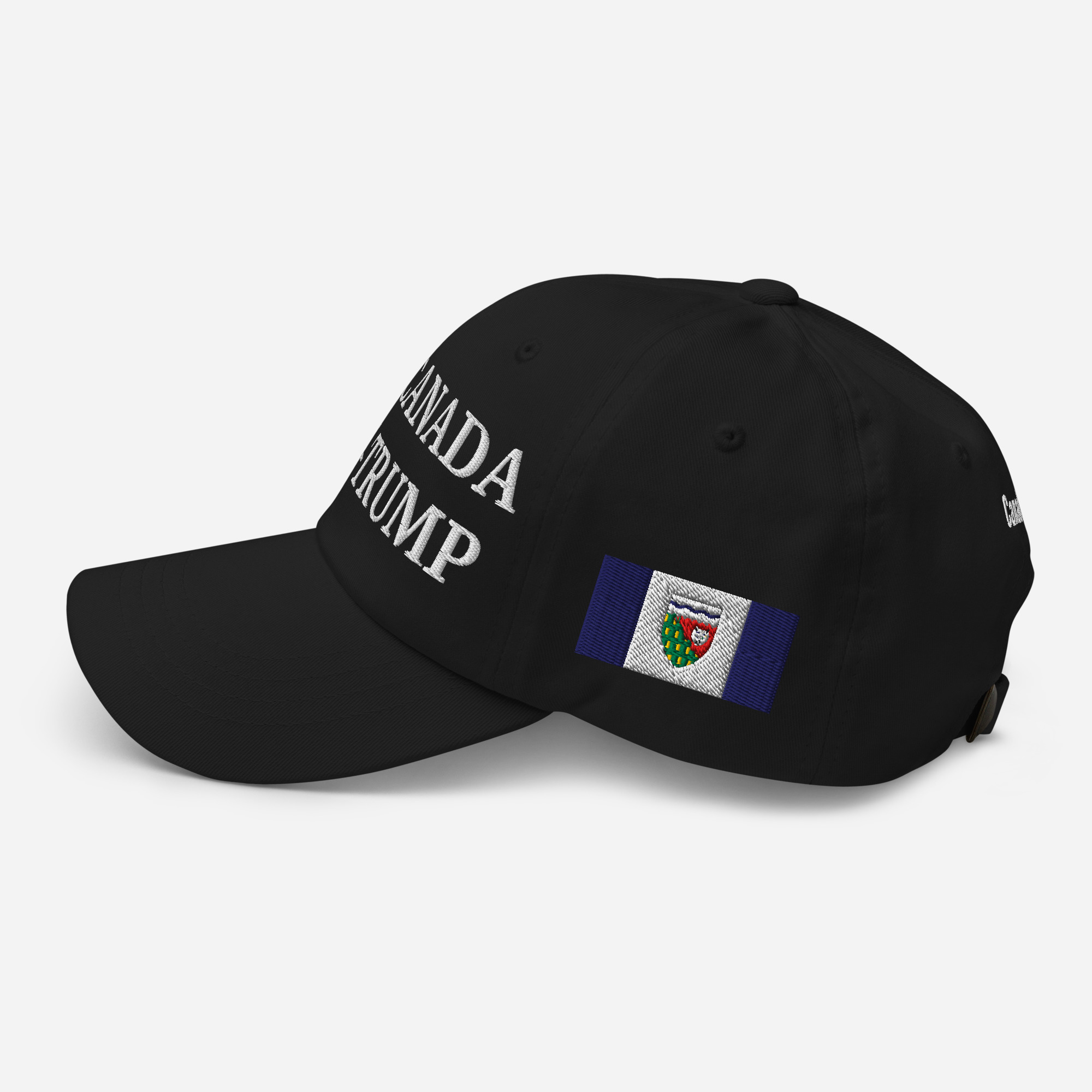 PRO-CANADA ANTI-TRUMP Hat | NORTHWEST TERRITORIES & Canadian Flags - Image 2