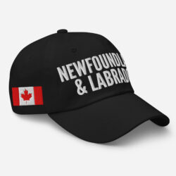 Alternative view of NEWFOUNDLAND & LABRADOR Embroidered Hat | Newfoundland and Labrador Flag & Canadian Flag
