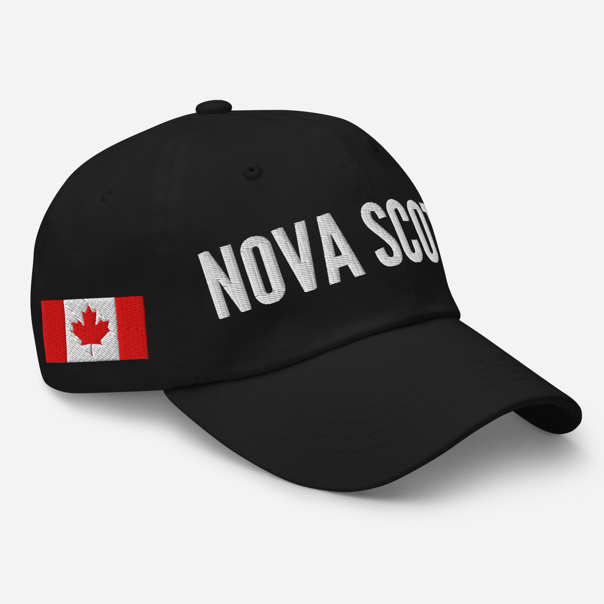 NOVA SCOTIA Embroidered Hat | Nova Scotia Flag & Canadian Flag - Image 2