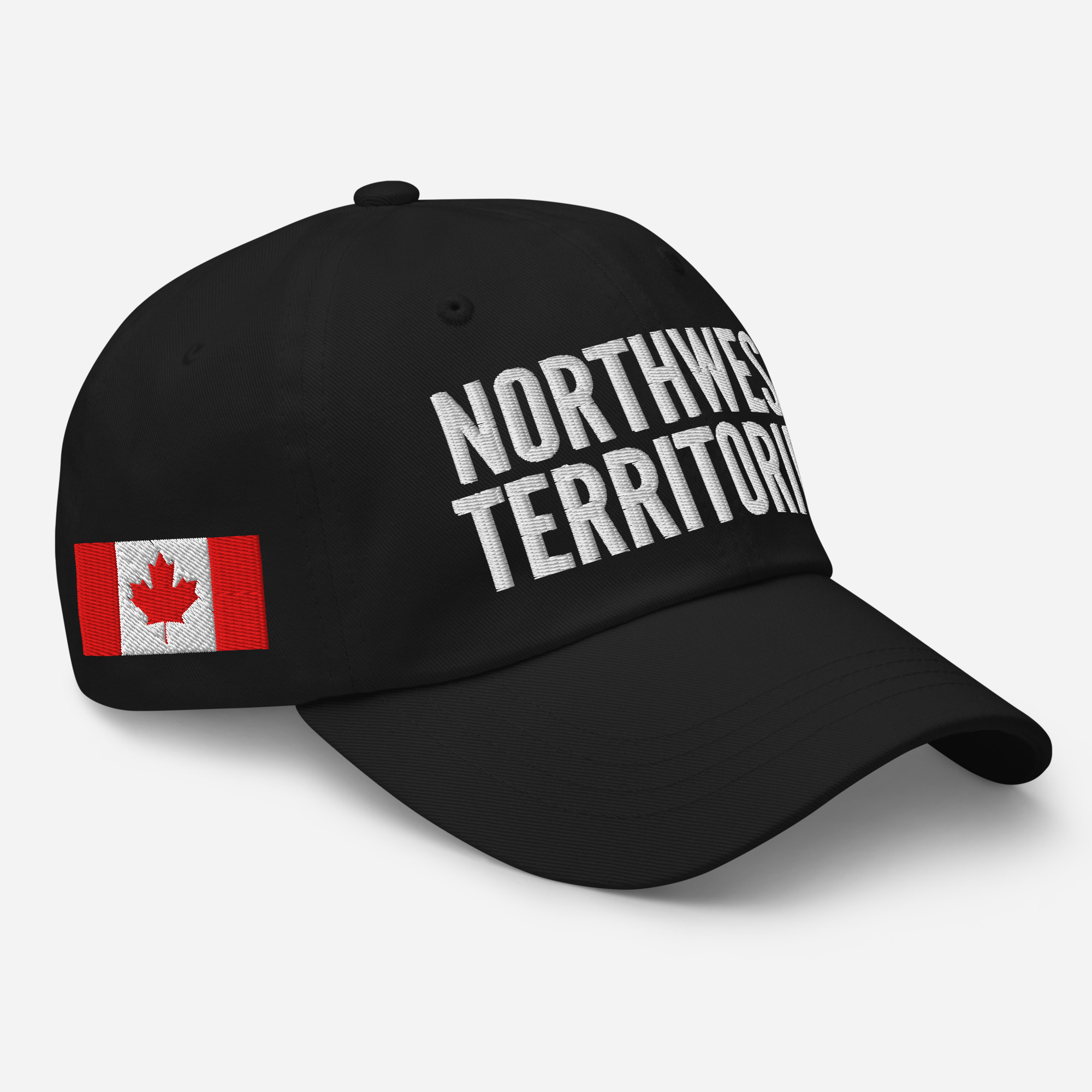 NORTHWEST TERRITORIES Embroidered Hat | Northwest Territories Flag & Canadian Flag - Image 2
