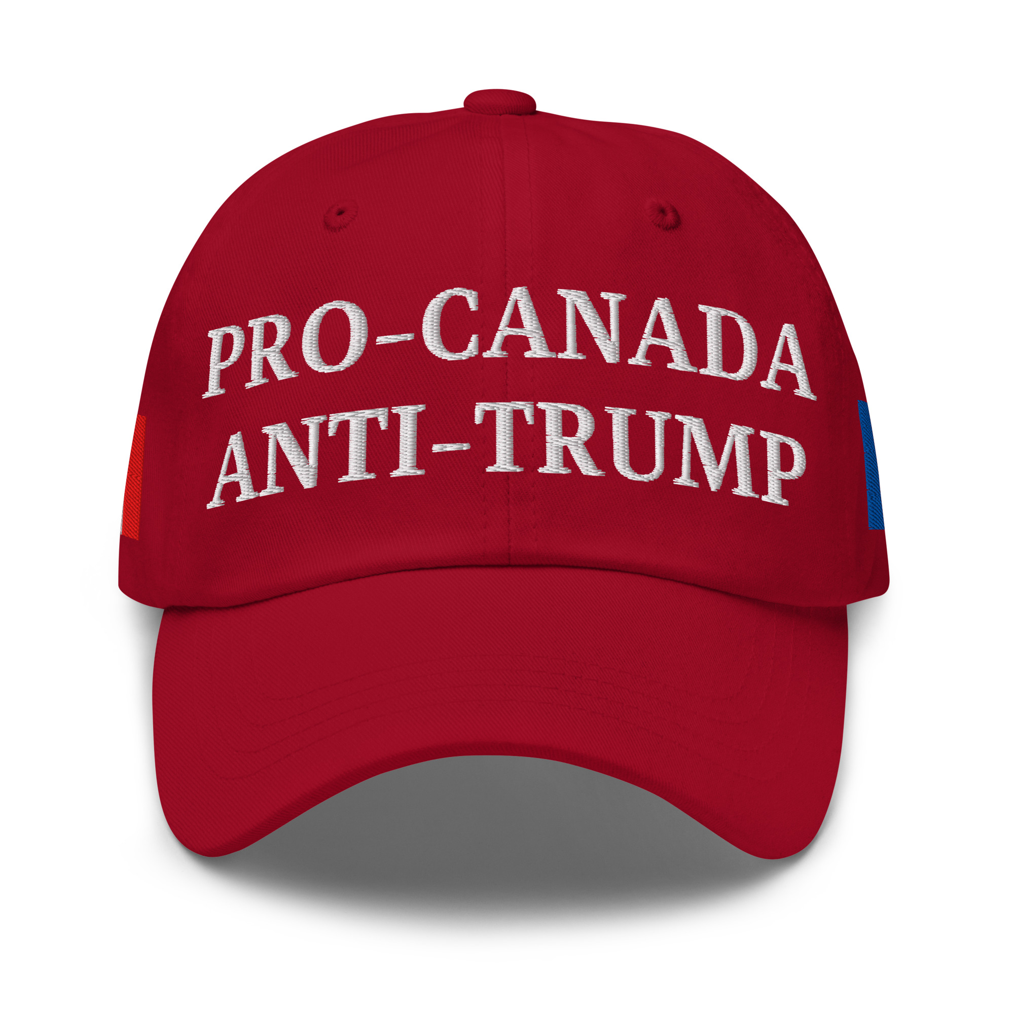PRO-CANADA ANTI-TRUMP Hat | ALBERTA & Canadian Flags - Image 6
