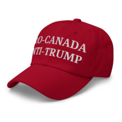 Alternative view of PRO-CANADA ANTI-TRUMP Hat (Embroidered)