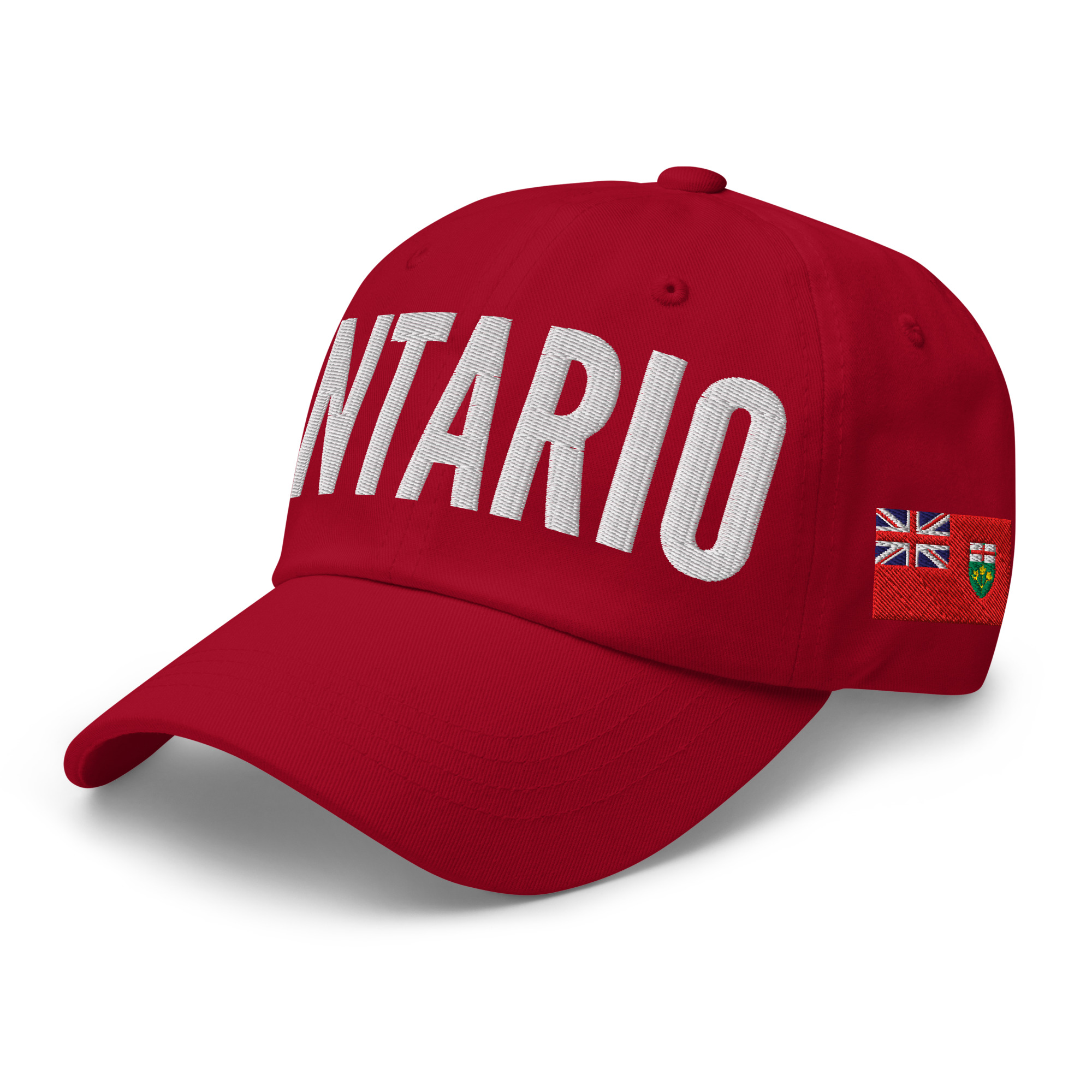 ONTARIO Embroidered Hat | Ontario Flag & Canadian Flag - Image 6