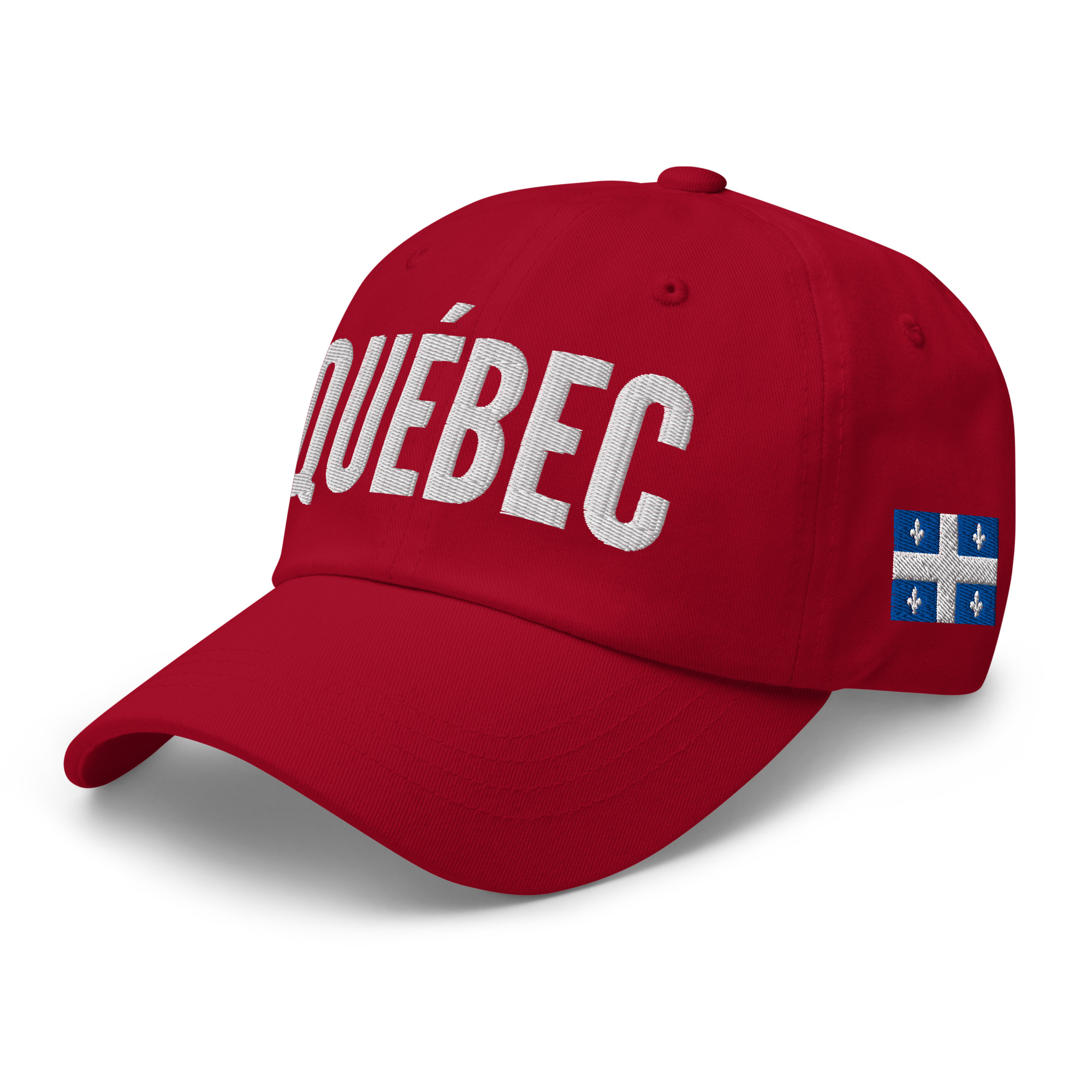 QUÉBEC Embroidered Hat | Québec Flag & Canadian Flag - Image 5
