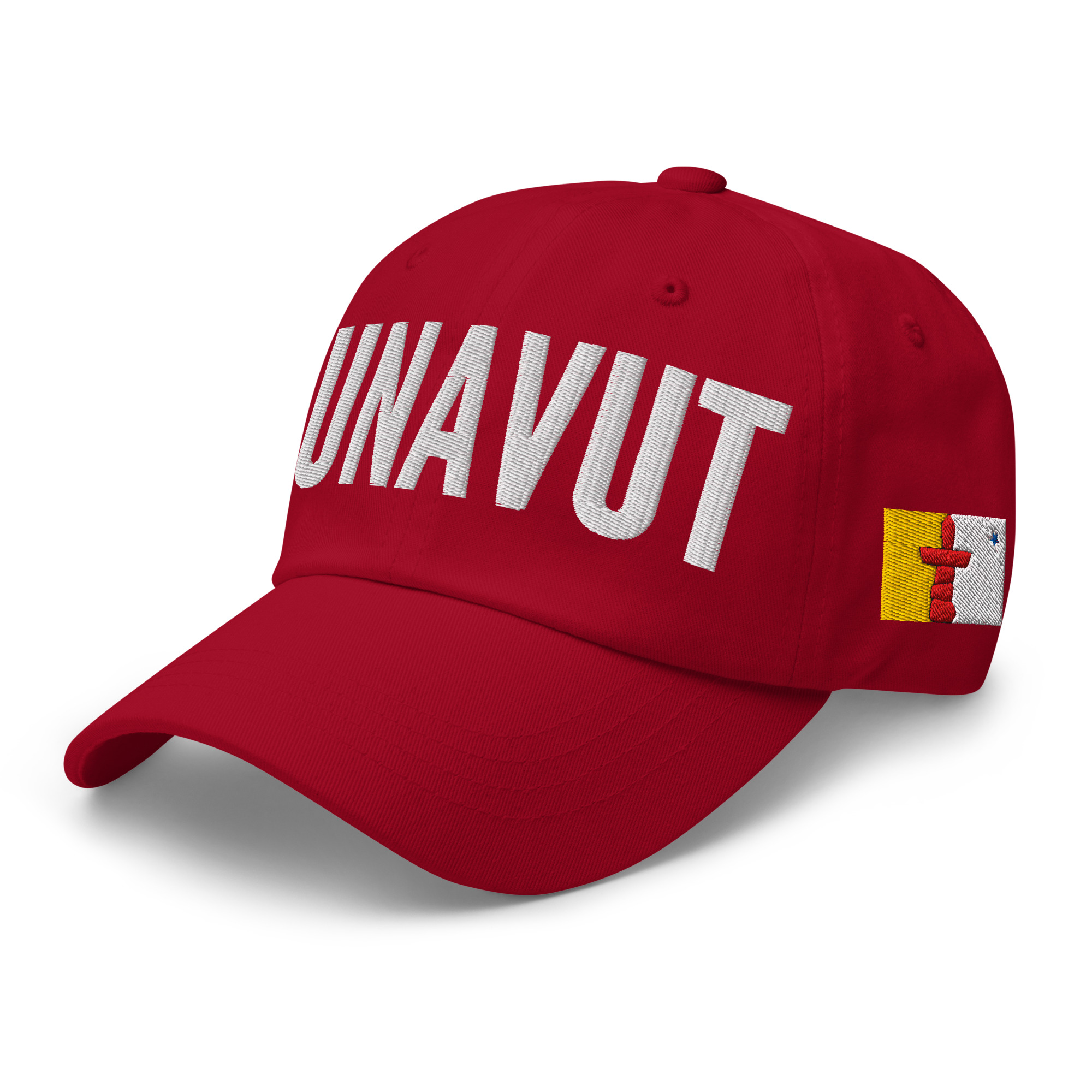 NUNAVUT Embroidered Hat | Nunavut Flag & Canadian Flag - Image 5