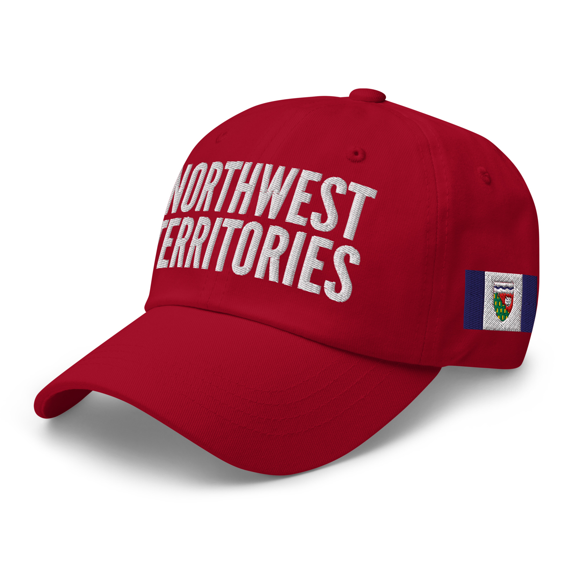 NORTHWEST TERRITORIES Embroidered Hat | Northwest Territories Flag & Canadian Flag - Image 6