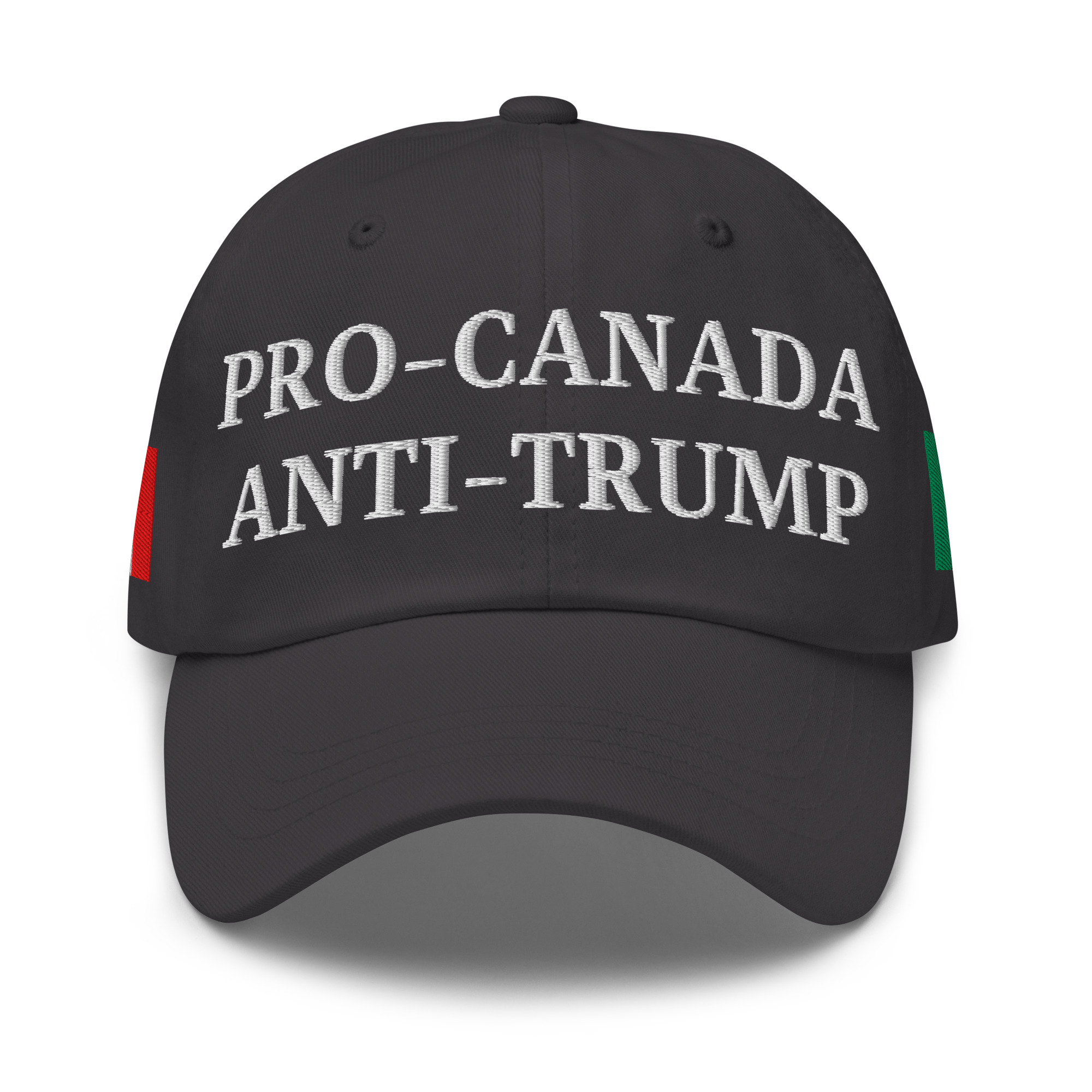 PRO-CANADA ANTI-TRUMP Hat | YUKON & Canadian Flags - Image 8