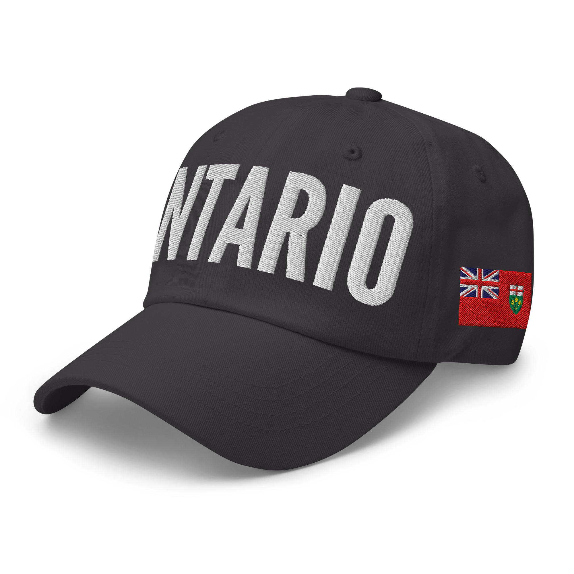ONTARIO Embroidered Hat | Ontario Flag & Canadian Flag - Image 8