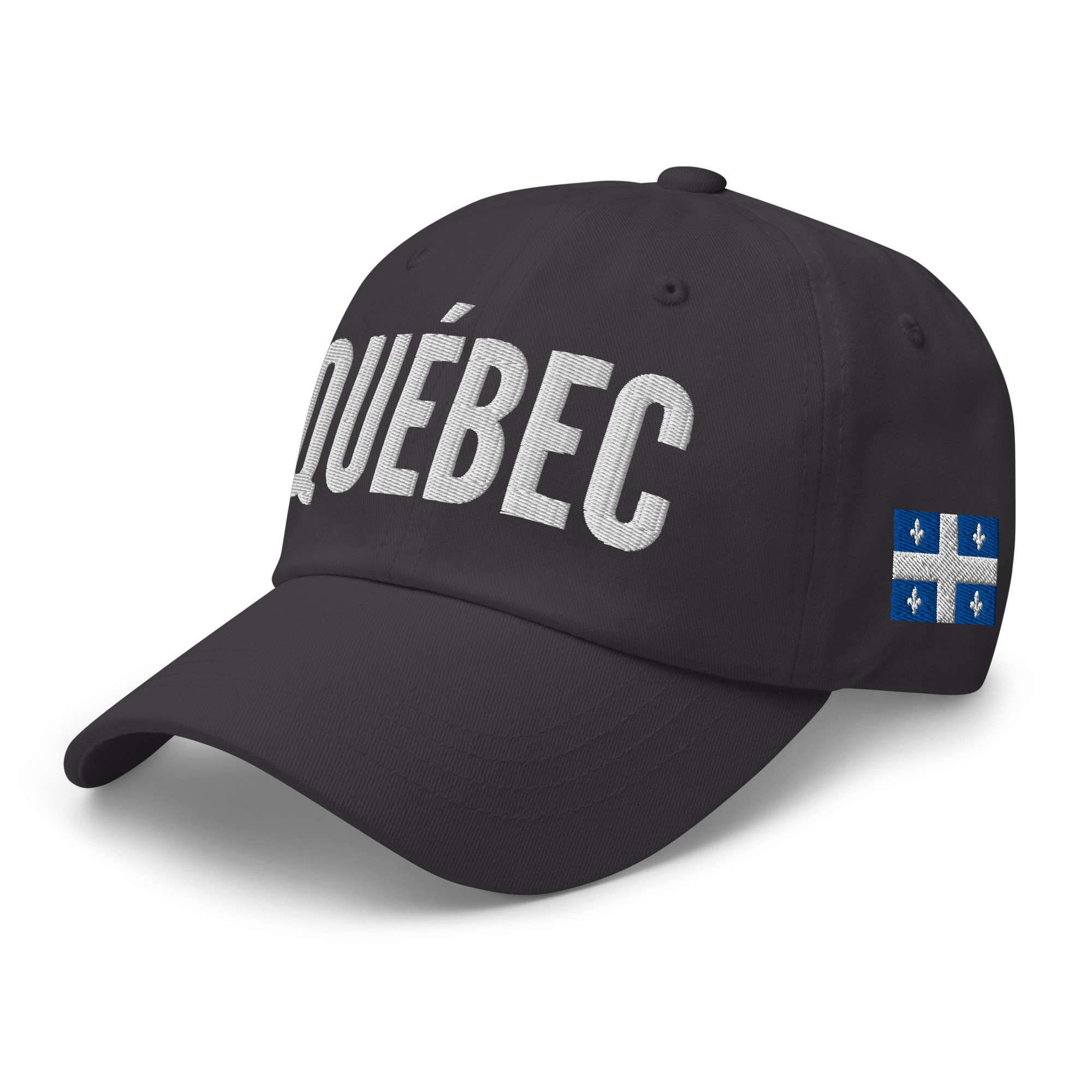 QUÉBEC Embroidered Hat | Québec Flag & Canadian Flag - Image 7