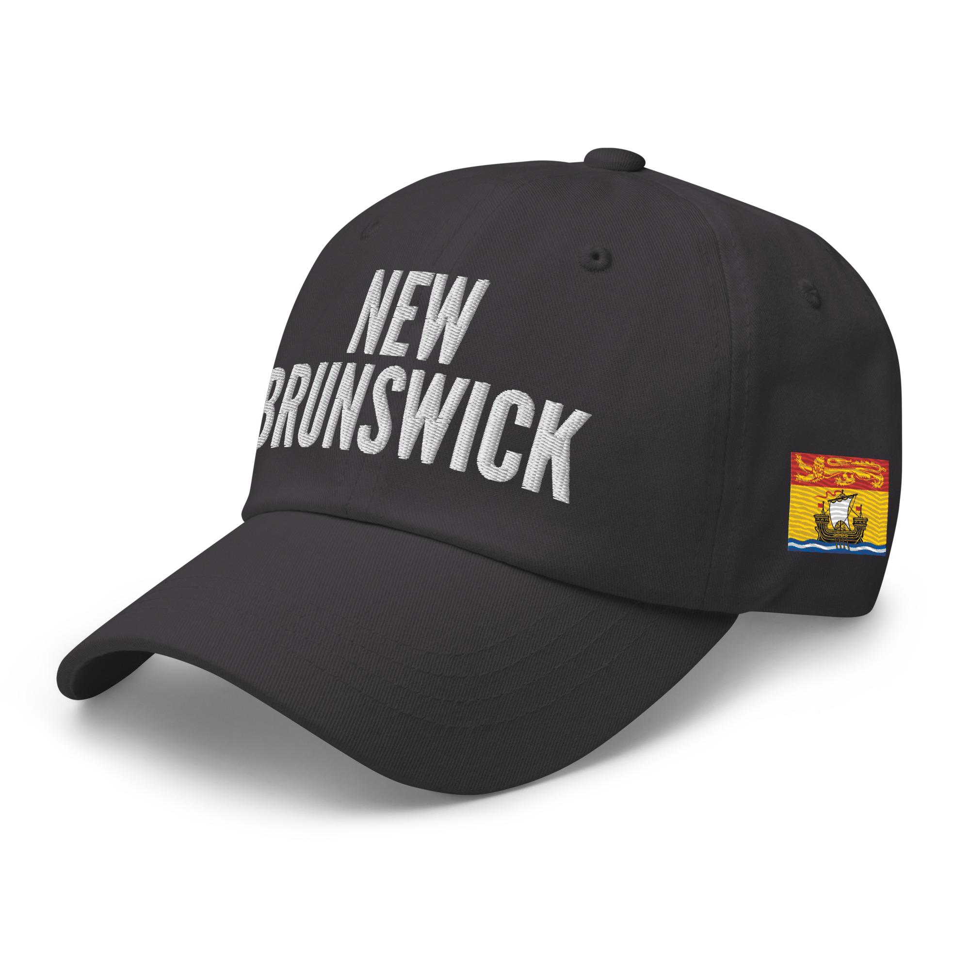 NEW BRUNSWICK Embroidered Hat | New Brunswick Flag & Canadian Flag - Image 7