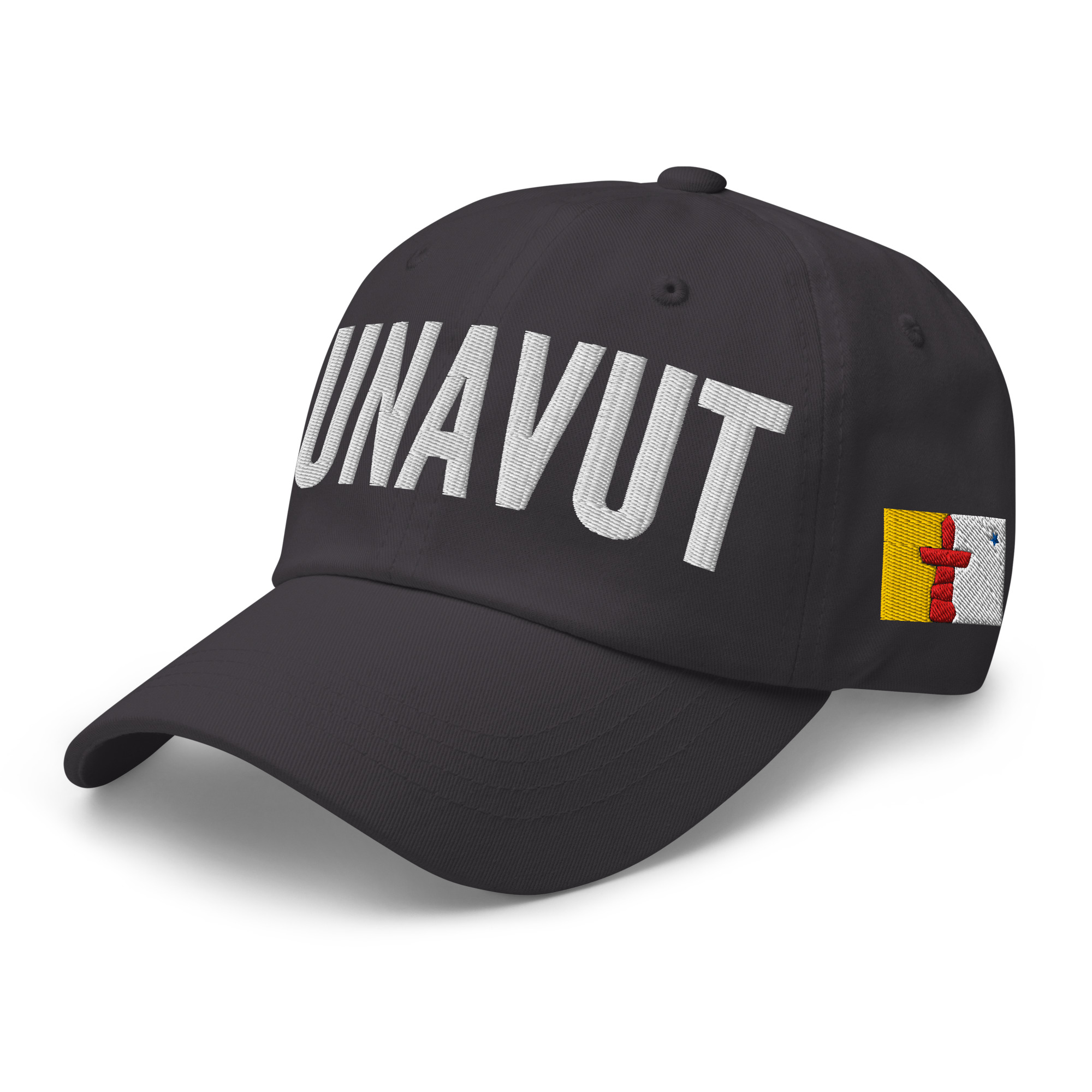 NUNAVUT Embroidered Hat | Nunavut Flag & Canadian Flag - Image 7