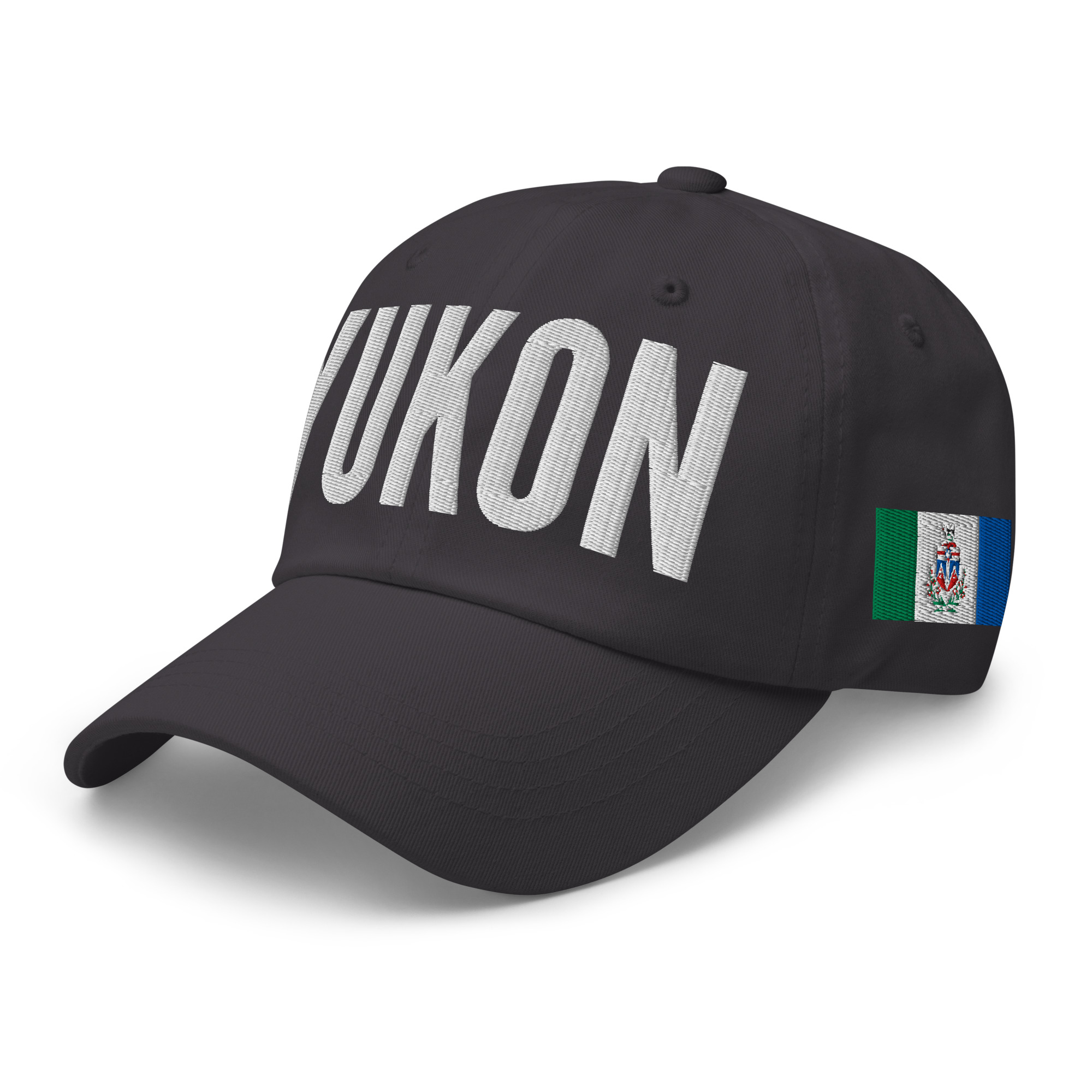 YUKON Embroidered Hat | Yukon Flag & Canadian Flag - Image 7