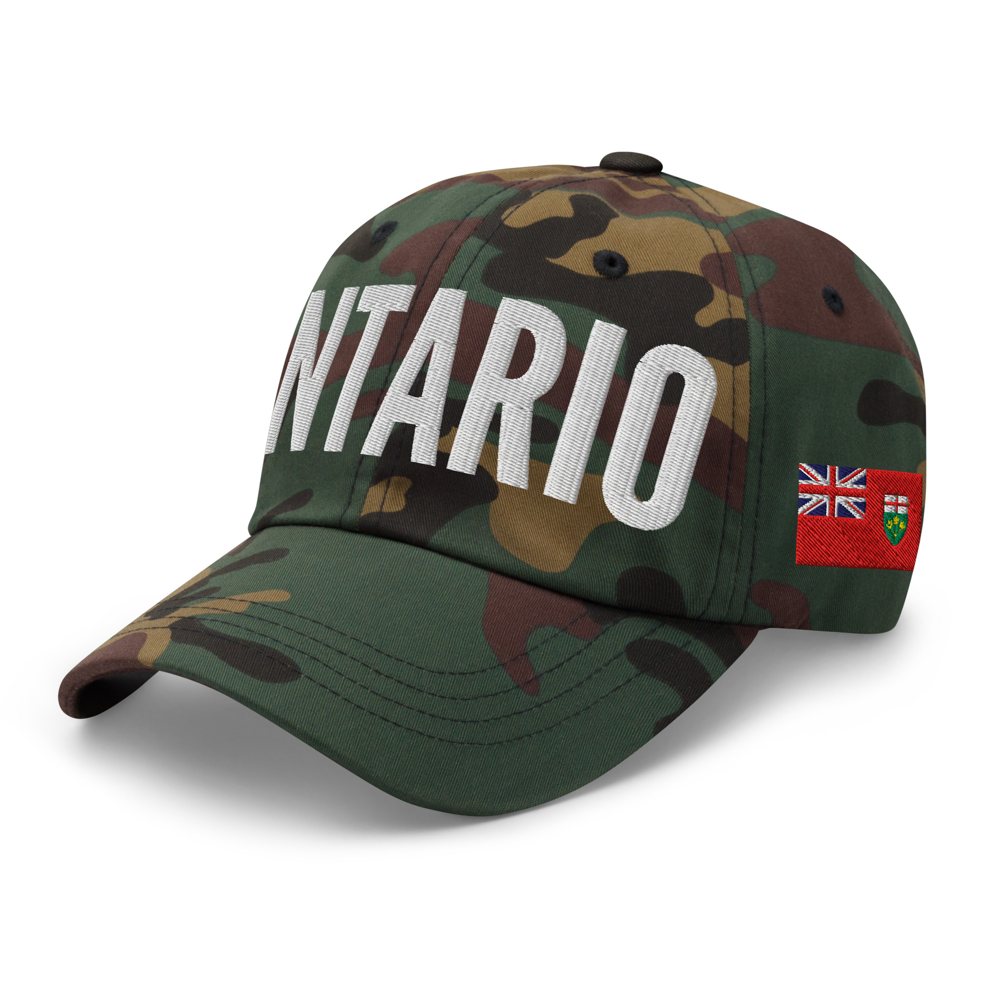 ONTARIO Embroidered Hat | Ontario Flag & Canadian Flag - Image 9