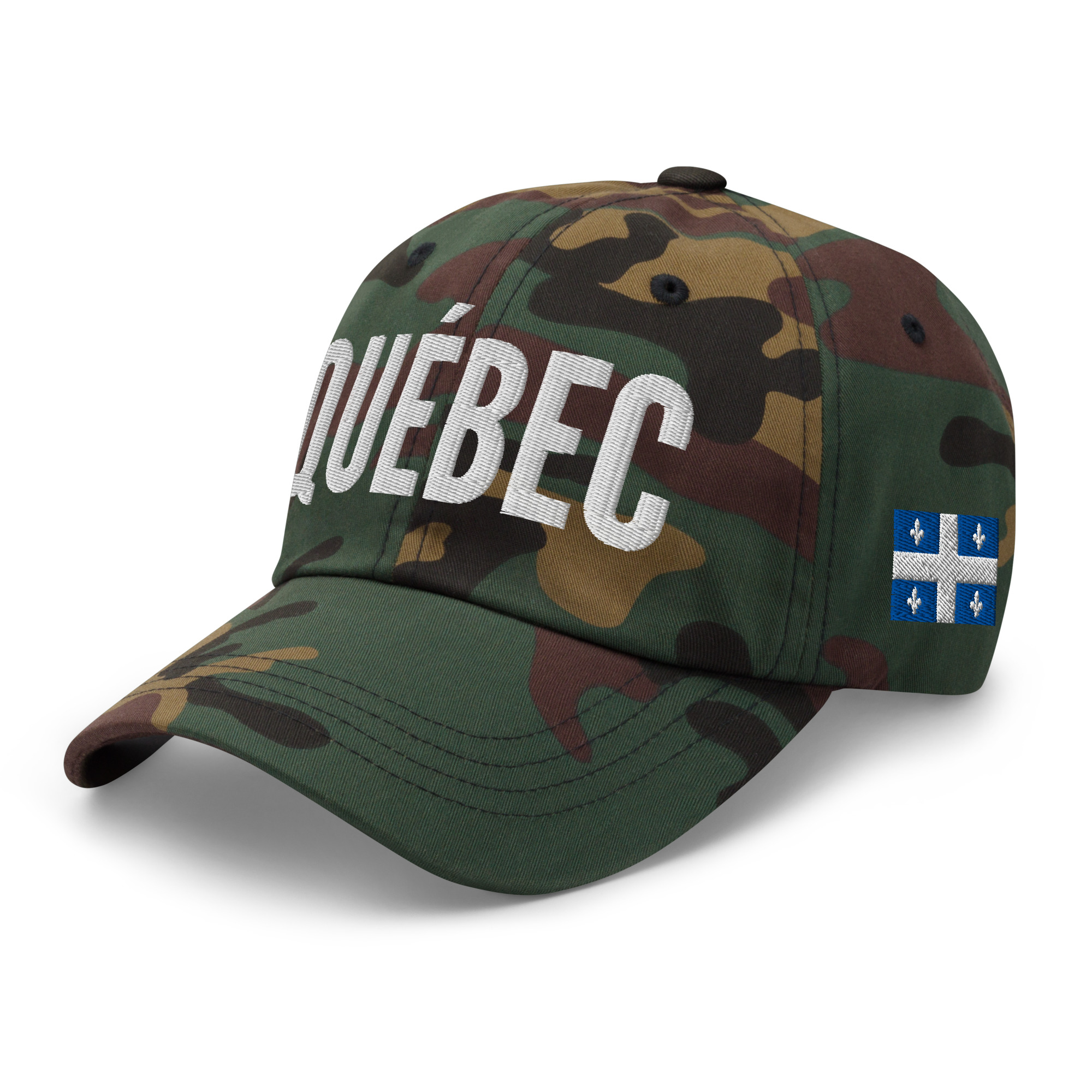 QUÉBEC Embroidered Hat | Québec Flag & Canadian Flag - Image 8