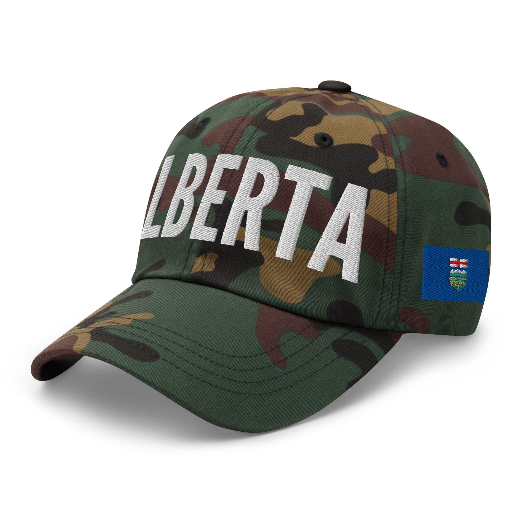 ALBERTA Embroidered Hat | Alberta Flag & Canadian Flag - Image 9