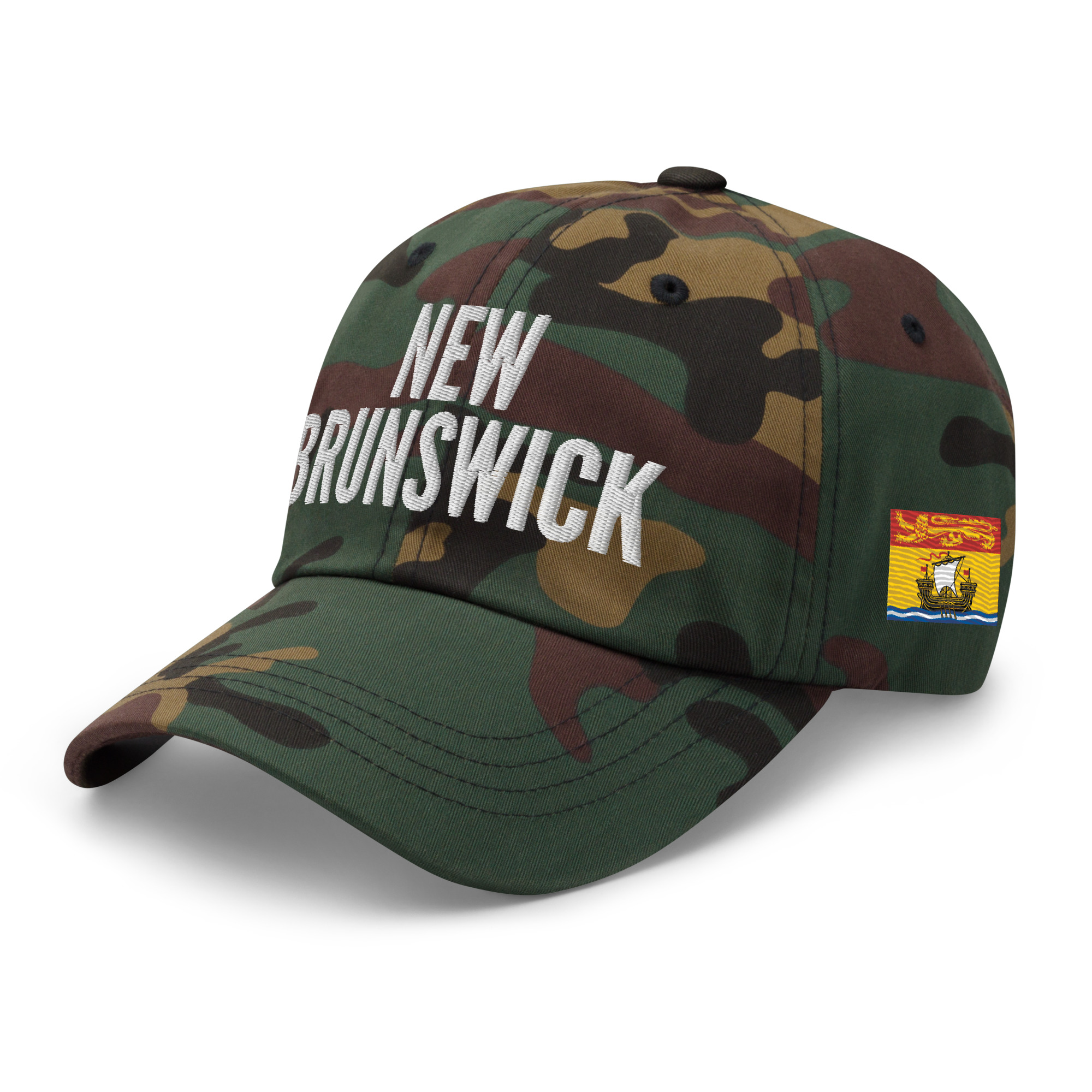 NEW BRUNSWICK Embroidered Hat | New Brunswick Flag & Canadian Flag - Image 8