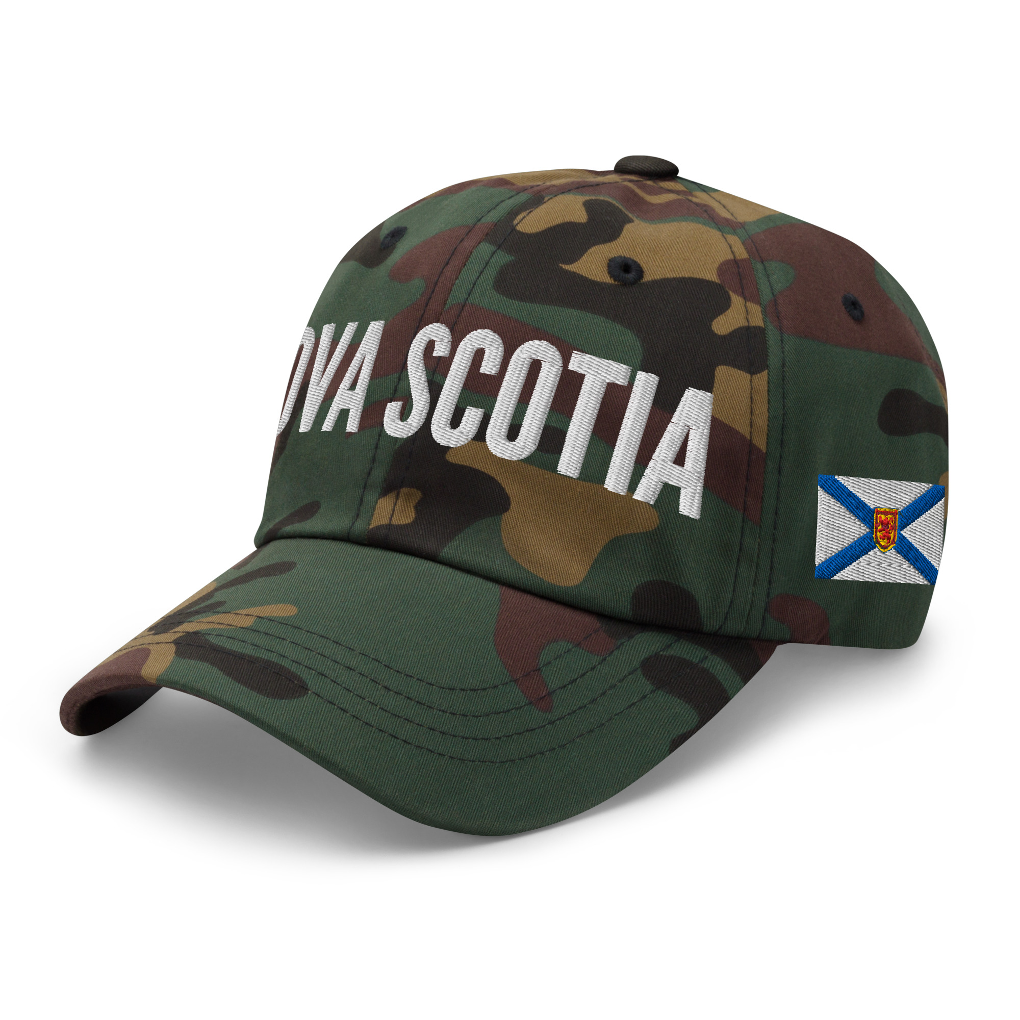 NOVA SCOTIA Embroidered Hat | Nova Scotia Flag & Canadian Flag - Image 9