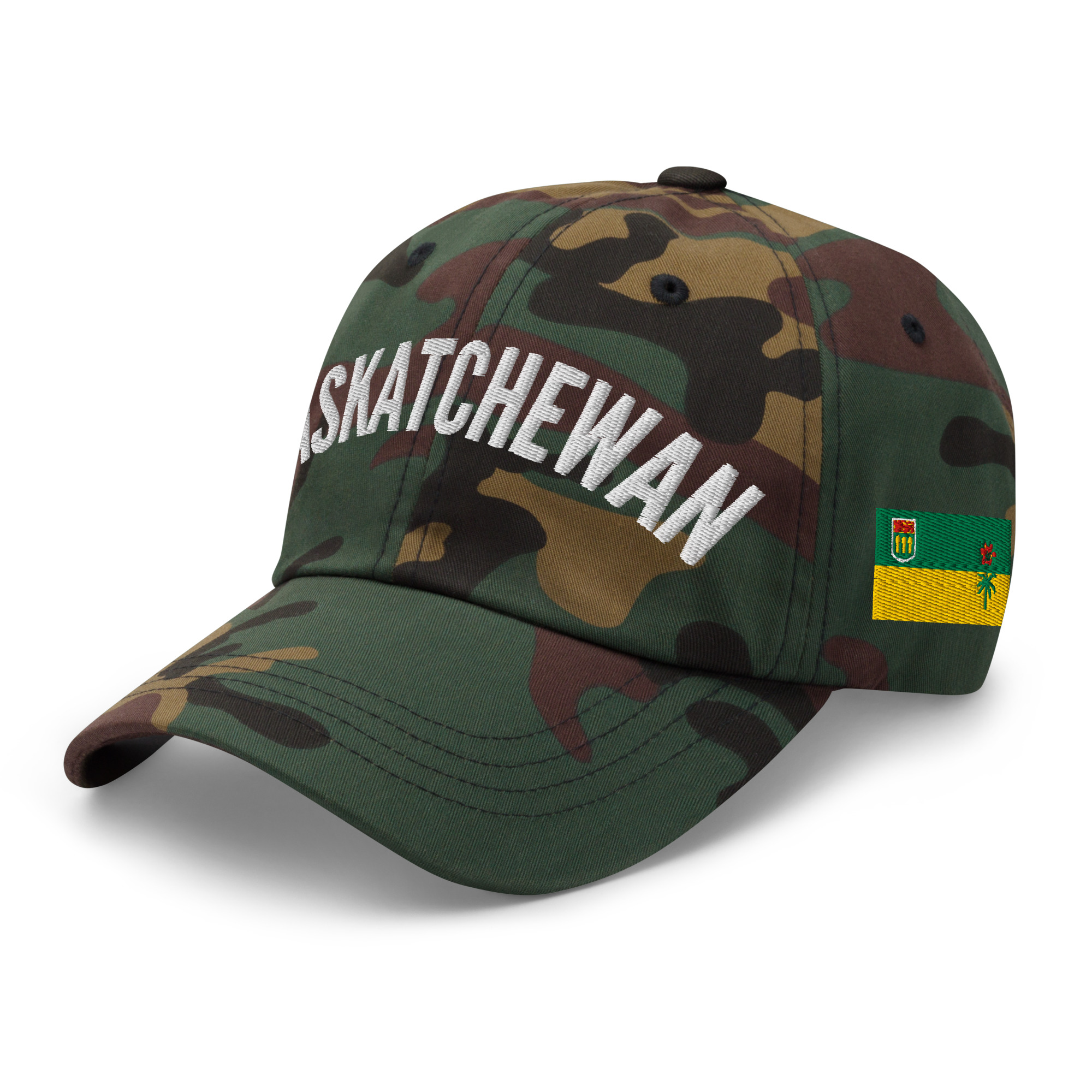SASKATCHEWAN Embroidered Hat | Saskatchewan Flag & Canadian Flag - Image 9